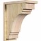Ekena Millwork Pescadero Rough Sawn Corbel w/Backplate, Douglas Fir, 8"W x 14"D x 18"H COR08X14X18PEC01RDF - alternate 1